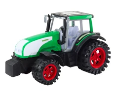 Lean Toys Žalias Didelis Ūkio Traktorius su Važiavimo Funkcija