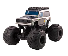 Lean Toys Mašinėlė su pultu, pilka