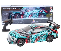 Lean Toys Nuotoliniu būdu valdomas sportinis automobilis 1:8 su šviesomis ir garsais