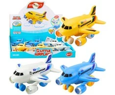 Lean Toys Žaislinis orlaivis su šviesos ir garso efektais