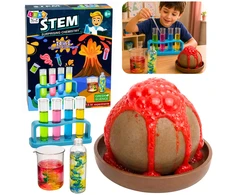 Lean Toys Little Chemist's 14-in-1 Experimental Educational Kit Volcano Experiments