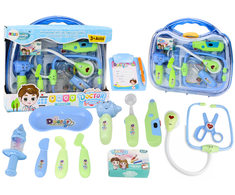 Lean Toys Daktaro rinkinys, mėlynas
