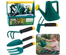 Lean Toys Sodo rinkinys (žalia, geltona) 6 vnt.