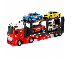 Lean Toys Transporteris su 4 automobiliais