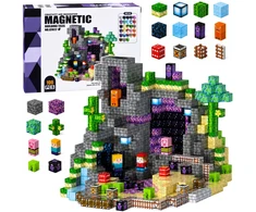 Lean Toys Magnetinės kaladėlės kubeliai, 100 vnt.