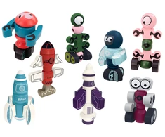 Lean Toys Konstruktoriaus figūrėlių rinkinys, 56 vnt.