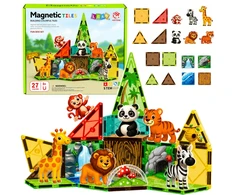 Lean Toys Magnetinės kaladėlės 27 vnt.