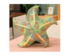 Lean Toys Pliušinė Jūrų Žvaigždės Pagalvė Vaikams 45x30x15 cm