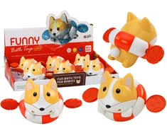 Lean Toys Mechaninis vonios žaislas lapė su ratu