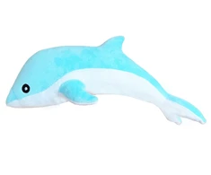 Lean Toys Mėlynas delfinas minkštas žaislas 30 cm