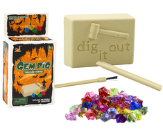 Lean Toys Archeologinis rinkinys vaikams su kristalų kasimo įrankiais