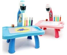 Lean Toys Mini Projektorius Piešimo Robotas 2in1 Rožinis