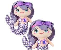 Lean Toys Pliušinis žaislas - undinėlė, 25 cm