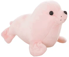 Lean Toys Pliušinis žaislas - rožinis ruoniukas, 24 cm