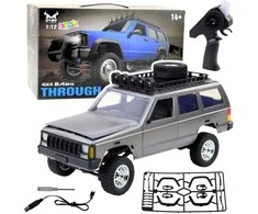 Lean Toys Nuotolinio valdymo visureigis automobilis MN78 4x4 sidabrinis 1:12
