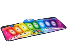 Lean Toys Muzikinis kilimėlis vaikams Rainbow Piano, 80x35 cm