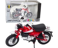 Lean Toys RETRO MOTORCYCLE CLASSIC METAL Raudonas 1:12