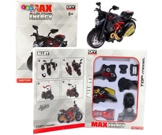 Lean Toys Motociklo modelis 1:14 raudonas