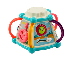 Lean Toys Daugiafunkcis edukacinis kubas 7 viename su garsais ir šviesomis