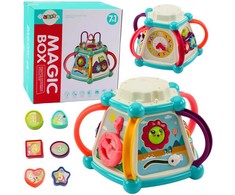 Lean Toys Daugiafunkcis edukacinis kubas 7 viename su garsais ir šviesomis