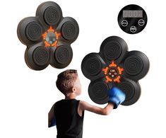 Lean Toys LED Muzikinis Bokso Treniruoklis