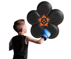 Lean Toys LED Muzikinis Bokso Treniruoklis