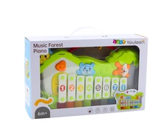 Lean Toys Vaikiškas muzikinis pianinas su ksilofonu ir melodijomis