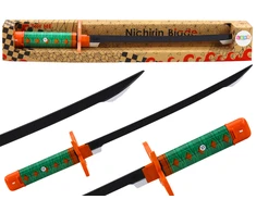 Lean Toys Samurajų Kalavijas su Garsu, Žalia Rankena, 56 cm