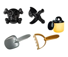 Lean Toys Pirato Smėlio Žaislų Rinkinys, 6 Dalių
