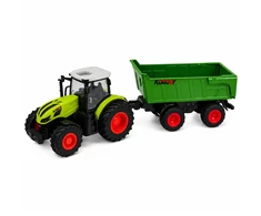 Lean Toys Traktorius su priekaba 1:24