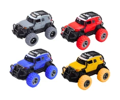Lean Toys Metalinis visureigis 1:32 su guminiais ratais ir efektais