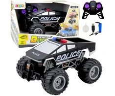 Lean Toys Nuotoliniu būdu valdomas policijos visureigis 1:16