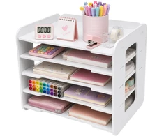 Lean Toys Stalinis dėklas A4