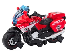 Lean Toys Gelbėjimo motociklas su šviesos ir garso efektais