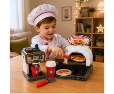 Lean Toys WOOPIE Greito maisto XXL Restoranas + Kasos aparatas