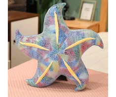 Lean Toys Pliušinis žaislas/pagalvė - jūrų žvaigždė, 45 cm