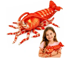 Lean Toys Pliušinis žaislas - krevetė, 55 cm