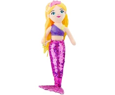 Lean Toys Pliušinis žaislas - undinėlė su blizgančia uodegėle, 48 cm