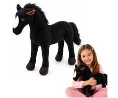 Lean Toys Pliušinis arklys 40 x 37 cm