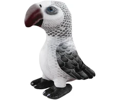 Lean Toys Pliušinis žaislas - pilka papūga, 20 cm
