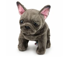 Lean Toys Pliušinis žaislas - prancūzų buldogas, 22 cm