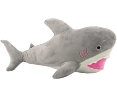 Lean Toys Pliušinis žaislas - pilkas ryklys, 50 cm