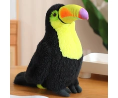 Lean Toys Pliušinis žaislas - tukanas, 20 cm