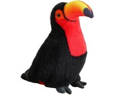 Lean Toys Pliušinis žaislas - raudonas tukanas, 20 cm