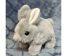 Lean Toys Pliušinis žaislas - zuikutis, 18 cm