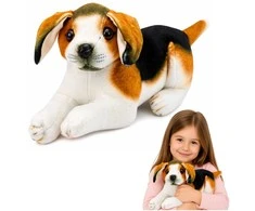 Lean Toys Pliušinis biglis šuo 25 cm
