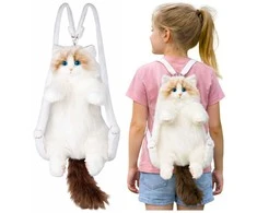 Lean Toys Pliušinė kuprinė 50 cm