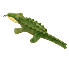 Lean Toys Pliušinis krokodilas su cypsėjimu, 30 cm
