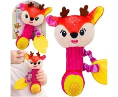 Lean Toys Pliušinis barškutis 17 × 9 × 4.5 cm