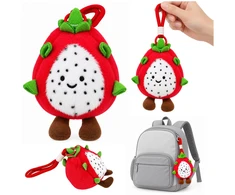 Lean Toys Pluszowy Pakabutis Smoczy Owoc Pitaya Maskotka Z Karabińczykiem 12 cm